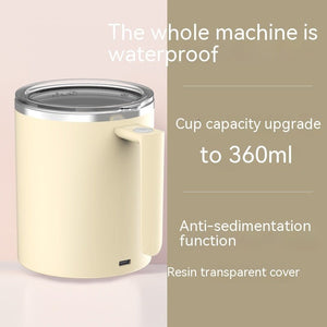 Portable Smart Magnetic Automatic Mixing Coffee Cup Rechargeable Rotating Home Office Travel Stirring Cup - Zambeel