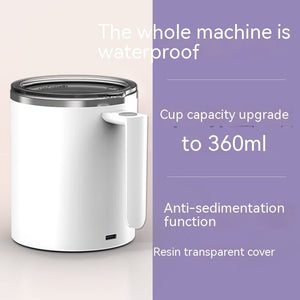 Portable Smart Magnetic Automatic Mixing Coffee Cup Rechargeable Rotating Home Office Travel Stirring Cup - Zambeel