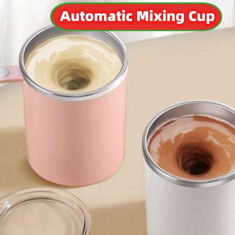 Portable Smart Magnetic Automatic Mixing Coffee Cup Rechargeable Rotating Home Office Travel Stirring Cup - Zambeel