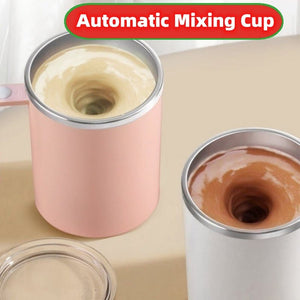 Portable Smart Magnetic Automatic Mixing Coffee Cup Rechargeable Rotating Home Office Travel Stirring Cup - Zambeel