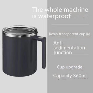 Portable Smart Magnetic Automatic Mixing Coffee Cup Rechargeable Rotating Home Office Travel Stirring Cup - Zambeel