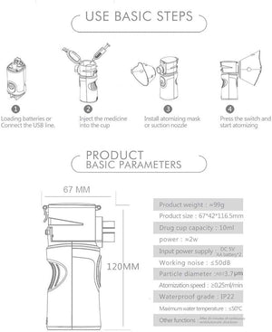 Portable Steam Inhaler - Zambeel
