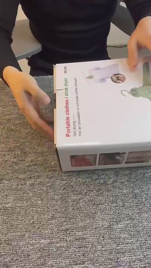 مجفف الملابس والأحذية المحمول