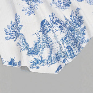Printed Sleeveless Irregular Hem Camisole Top - Zambeel