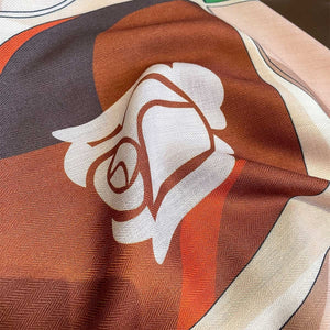 Printing Color Contrast Double - sided Different Color Dual - use Large Kerchief - Zambeel