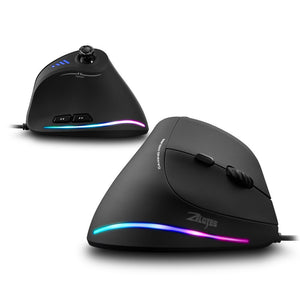 Programming Mouse Wired Vertical Mouse Optical Mouse - Zambeel