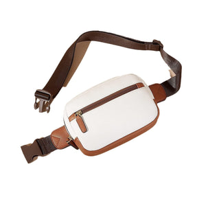 Pu Leather Waist Bag Adjustable Shoulder Strap - Zambeel