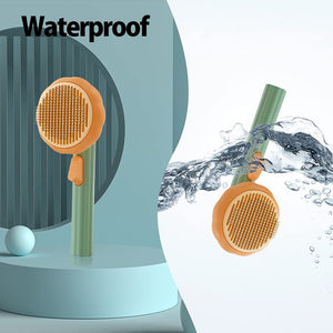 Pumpkin Comb Type Cat And Dog Needle Comb, Dog Brush For Pet Grooming And Hair Remover Supply Puppy Rabbit, Cat Brush Grooming Pet Pumpkin Brush - Zambeel