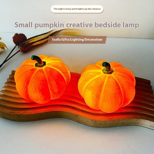 Pumpkin Halloween Decorative Night Light Bedroom Dormitory Creative Bedside Lights Eye Protection Deco Night Lamp - Zambeel