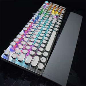 Punk Green Axis Notebook Computer Wired Gaming Keyboard - Zambeel