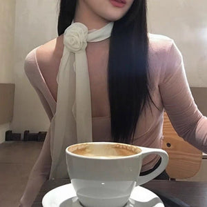 Pure Color Rose Scarf - Zambeel