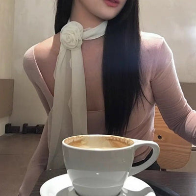 Pure Color Rose Scarf - Zambeel