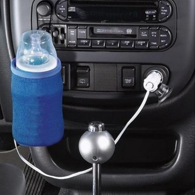 Quickly Food Milk Travel Cup Warmer Heater Portable DC 12V in Car Baby Bottle Heaters - Zambeel