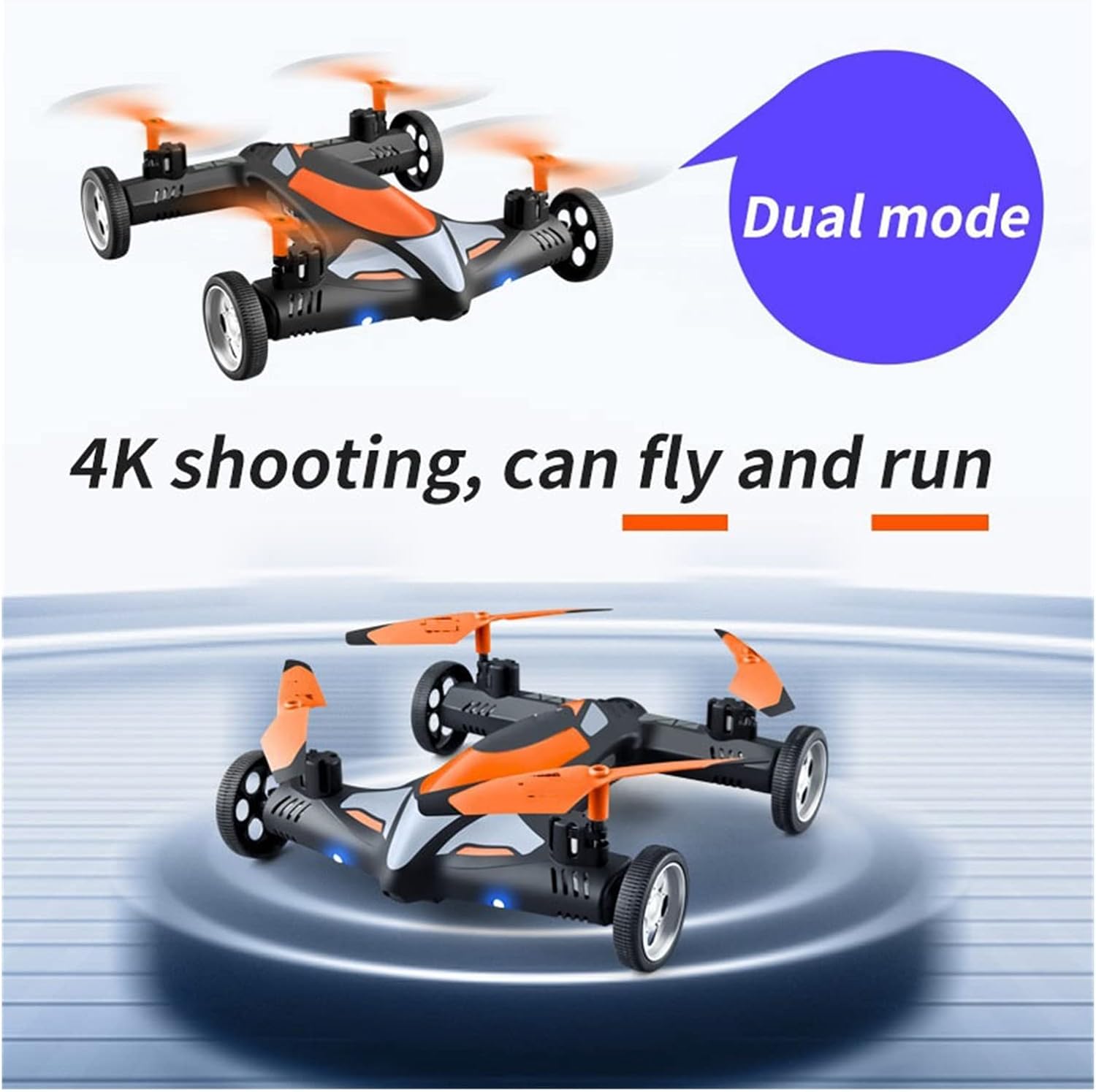 QYRC Falcon - 2 - in - 1 RC Car & Drone © - Zambeel