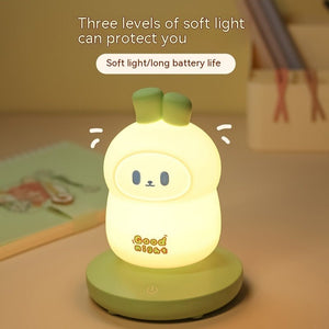 Rabbit Usb Silicone Night Lamp Charging Lamp - Zambeel