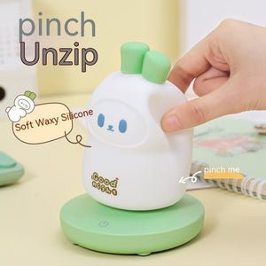 Rabbit Usb Silicone Night Lamp Charging Lamp - Zambeel