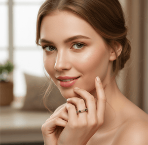 Rainbow Crystal Eternity Ring - Zambeel