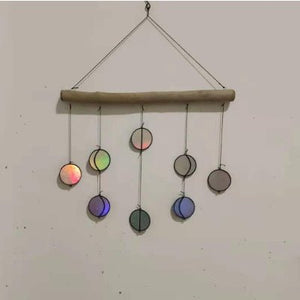 Rainbow Hanging Art Wall Decoration Dyeing Moon Phase Home Decor - Zambeel