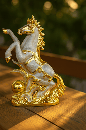 Rearing Horse Statue © - Zambeel