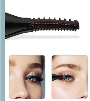 Rechargeable 360 Rotating Portable Eyelash Curler, Electric Heated Eyelashes Curler For Women Makeup Tools - Zambeel