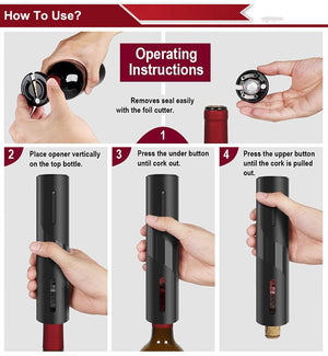 Rechargeable Electric Wine Opener - Zambeel