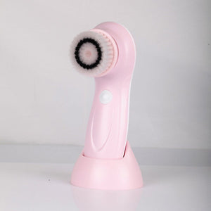 Rechargeable face brush Waterproof pore cleaner Washing face artifact Beauty instrument Electric cleansing instrument Cleansing brush - Zambeel