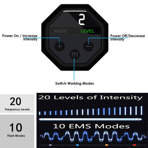 Rechargeable Home Fitness Belt Abdominal Patch - Zambeel