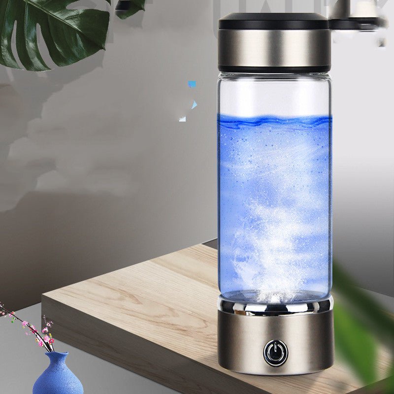 Rechargeable Quantum Hydrogen - rich Water Cup Hydrogen Water Cup Health Cup Glass Cup - Zambeel