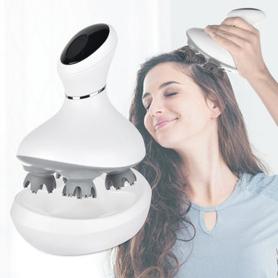 Rechargeable Waterproof Head Massager Electric Scalp Massager - Zambeel