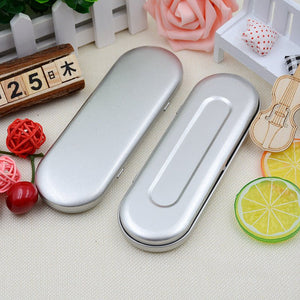 Rectangular Tinplate Cosmetic Box High - grade Pen And Pencil Packaging Metal Box - Zambeel