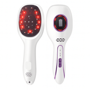 Red And Blue Hair Growth Hair Nourishing Hair Hair Prevention Hair Loss Into Care Comb - Zambeel