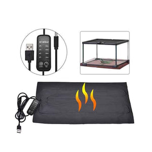 Reptile Heating Pad With Adjustable Thermostat Switch To Warm Pet Bed Pet Heating - Zambeel