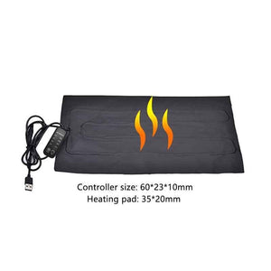 Reptile Heating Pad With Adjustable Thermostat Switch To Warm Pet Bed Pet Heating - Zambeel