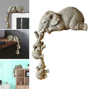 Resin Crafts Mother Love Elephant - Zambeel