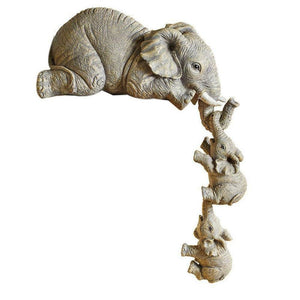 Resin Crafts Mother Love Elephant - Zambeel