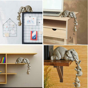 Resin Crafts Mother Love Elephant - Zambeel
