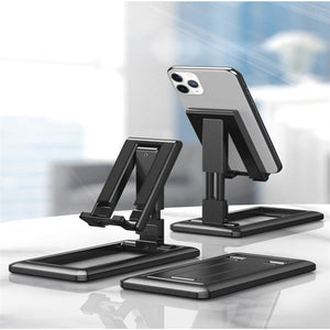 Retractable Mobile Phone Desktop Stand Lazy Folding Mobile Phone Stand Portable Live Web Lesson Pocket Stand - Zambeel