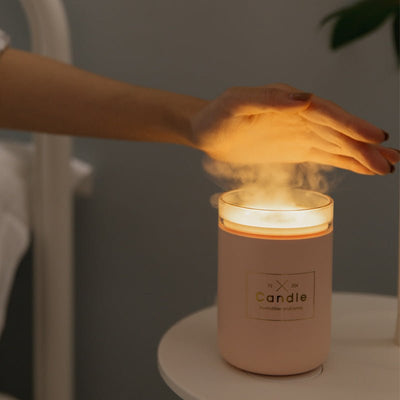 Retro Classic Creative Excellent Desktop Candle Holder Luminous Humidifier - Zambeel