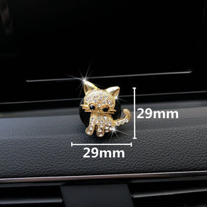 Retro Cute Kitten Car Ornaments Accessories - Zambeel