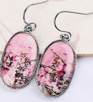 Retro Minimalist And Stylish Stone Earrings - Zambeel
