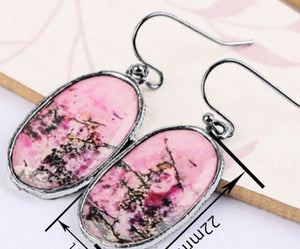 Retro Minimalist And Stylish Stone Earrings - Zambeel