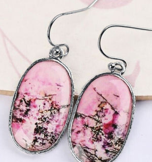 Retro Minimalist And Stylish Stone Earrings - Zambeel