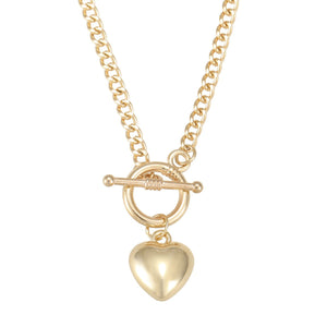 Retro Minimalist Heart Pendant Necklace For Women - Zambeel