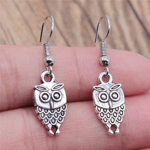 Retro Minimalist Owl Earrings For Women - Zambeel