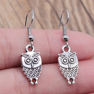 Retro Minimalist Owl Earrings For Women - Zambeel