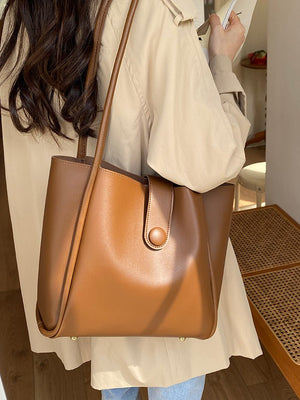 Retro One - shoulder High - grade Fashion Work Commuter Tote - Zambeel