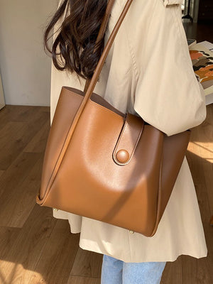 Retro One - shoulder High - grade Fashion Work Commuter Tote - Zambeel