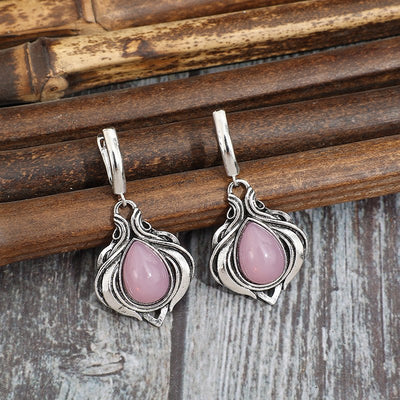 Retro - style Chic Alloy Earrings - Zambeel