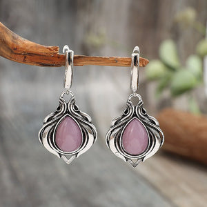 Retro - style Chic Alloy Earrings - Zambeel