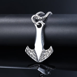 Retro - style Minimalist Anchor - shaped Titanium Steel Pendant Retro And Minimalist - Zambeel